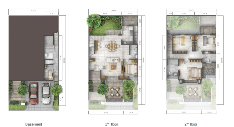 Floor plan for Type A Premium